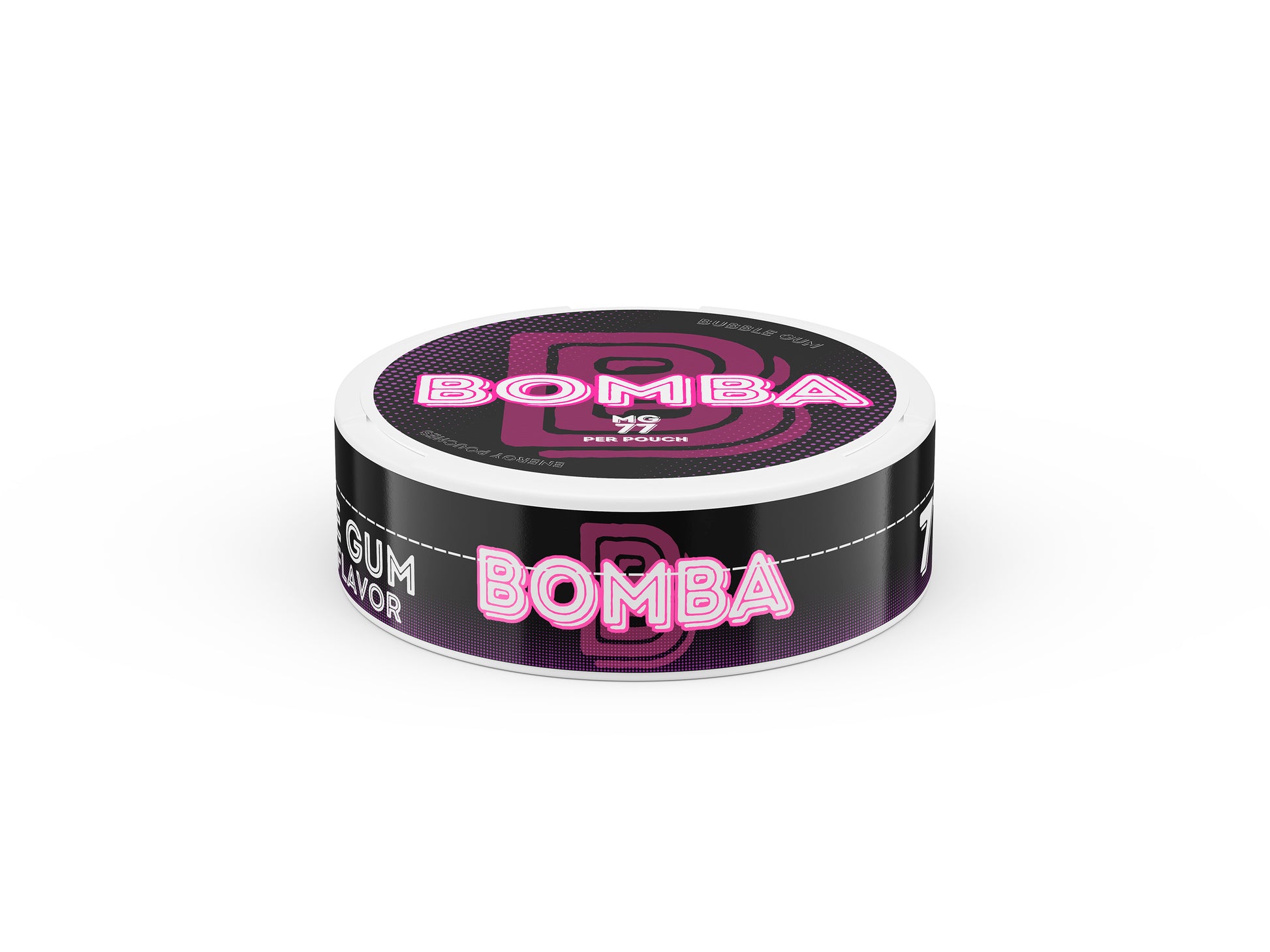 Bubble gum flavored caffeine pouch – Bomba

